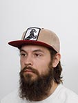 Бейсболка GOORIN BROTHERS арт. 101-1374 (бежевый / бордовый)